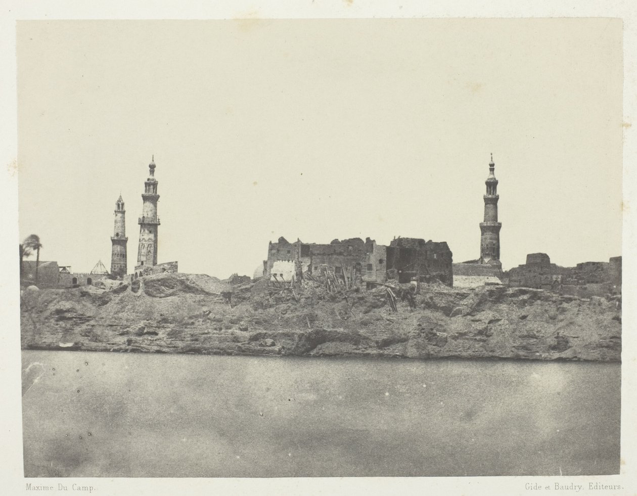 Vue Générale, Girgeh, Oberägypten von Maxime Du Camp