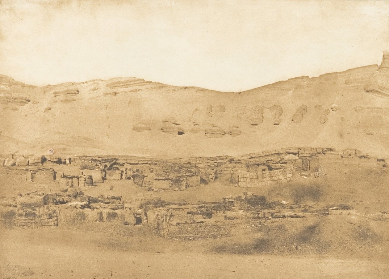 Vue du Village de Garara, 1850 von Maxime Du Camp