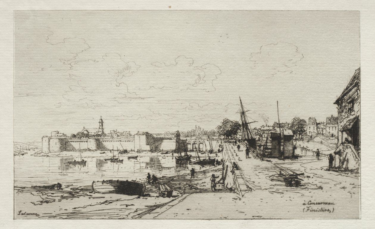 Ein Concarneau (Finistère) von Maxime Lalanne