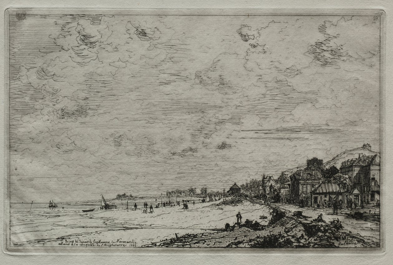 Beuzeval, Öffnung zur La Dive (Calvados) von Maxime Lalanne