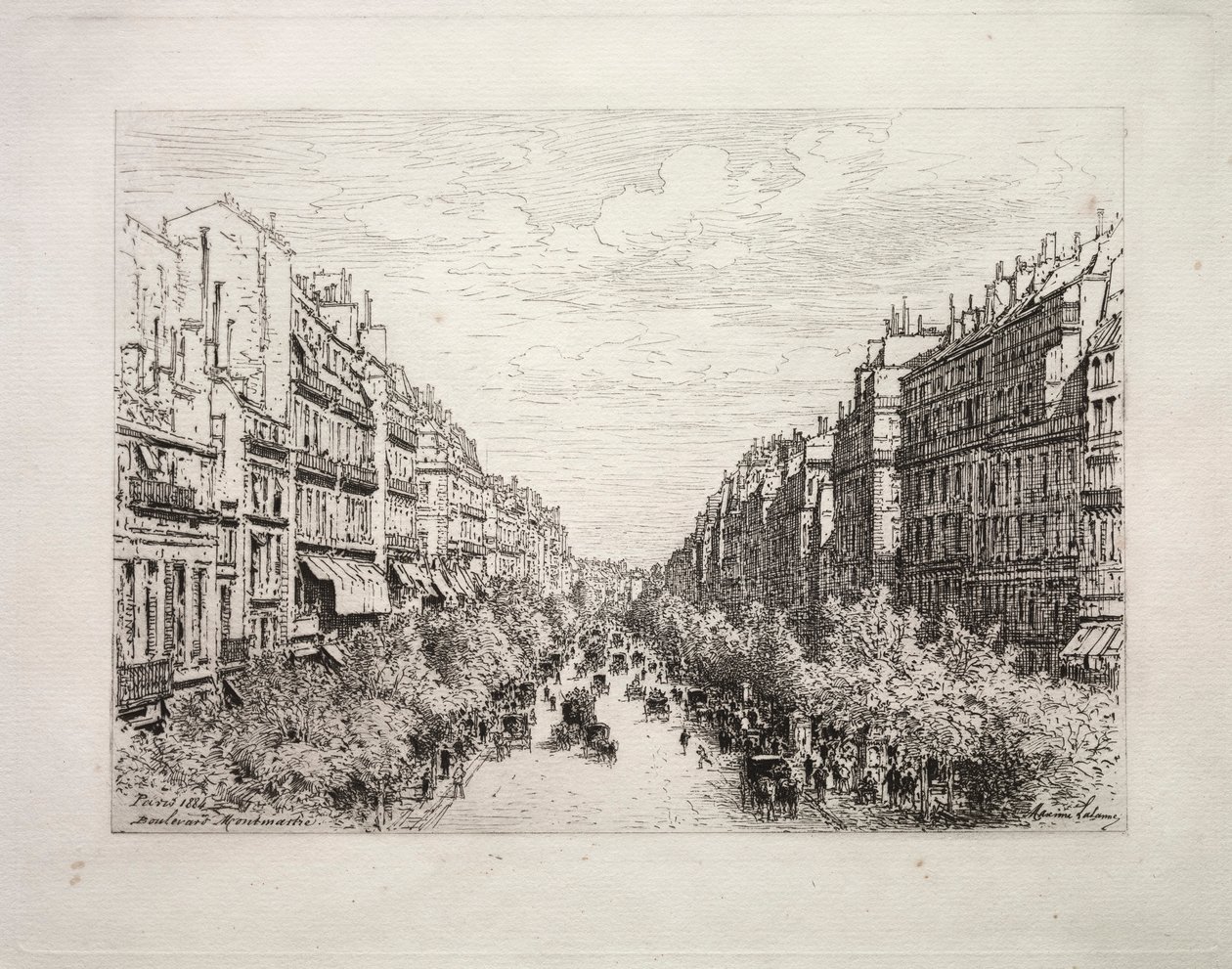 Boulevard Montmartre von Maxime Lalanne