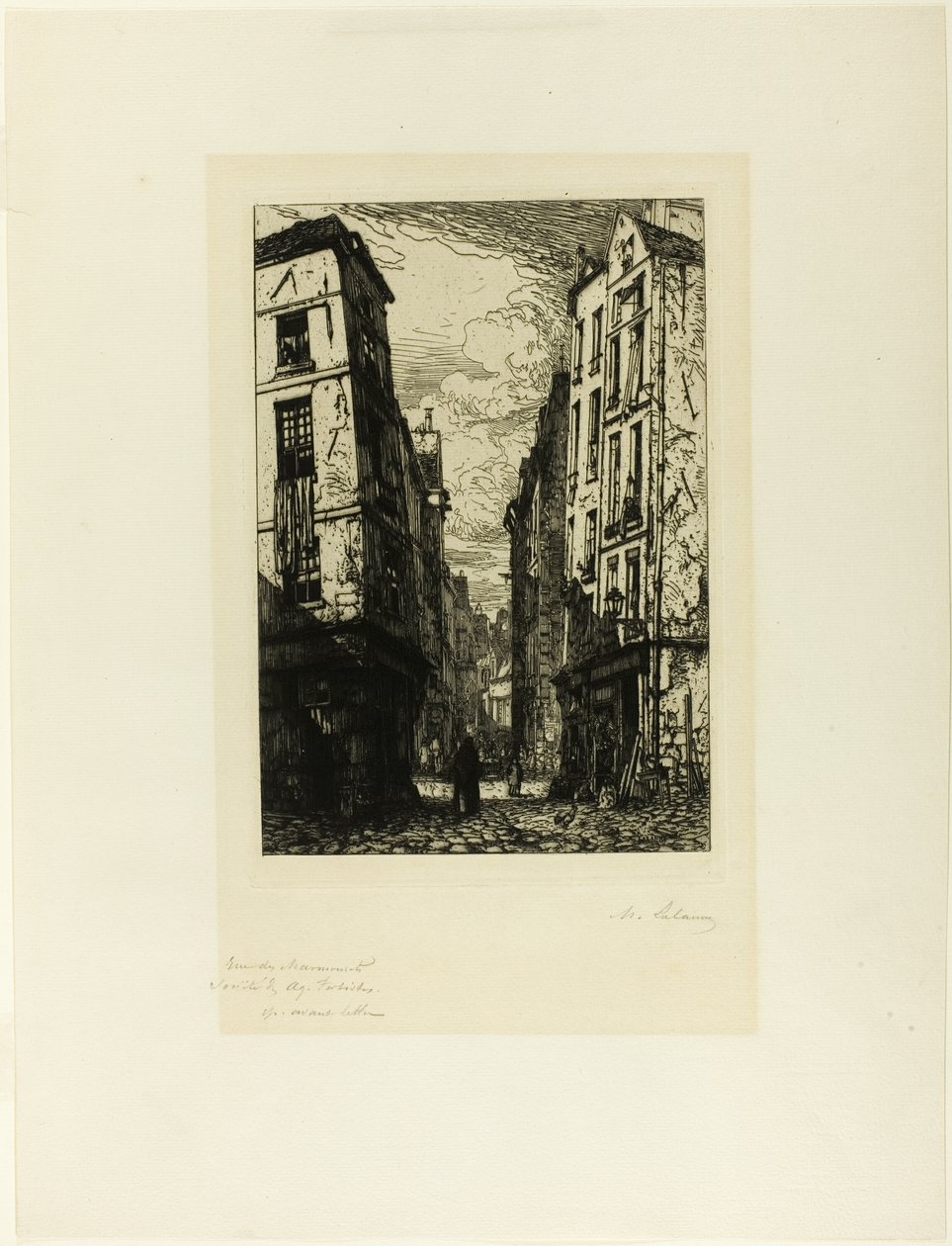 Rue des Marmousets von Maxime Lalanne