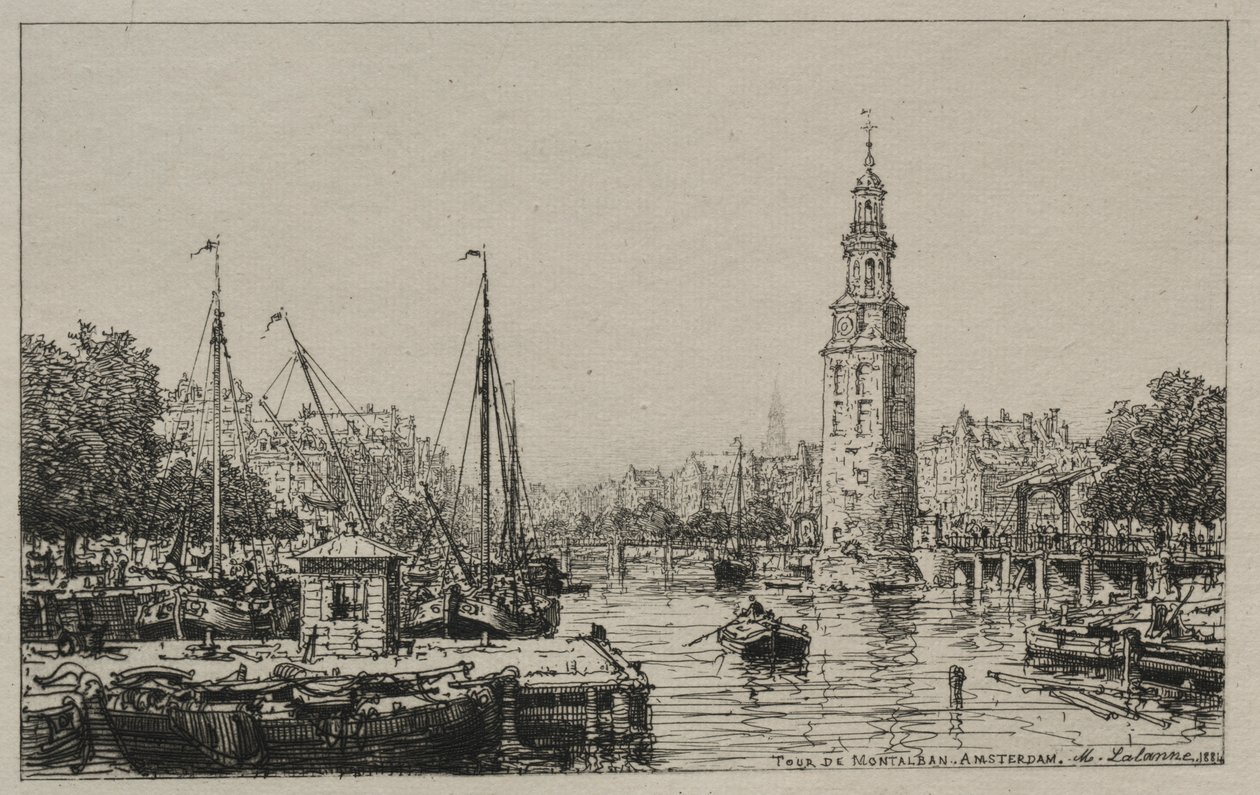 Turm von Montelban, Amsterdam von Maxime Lalanne