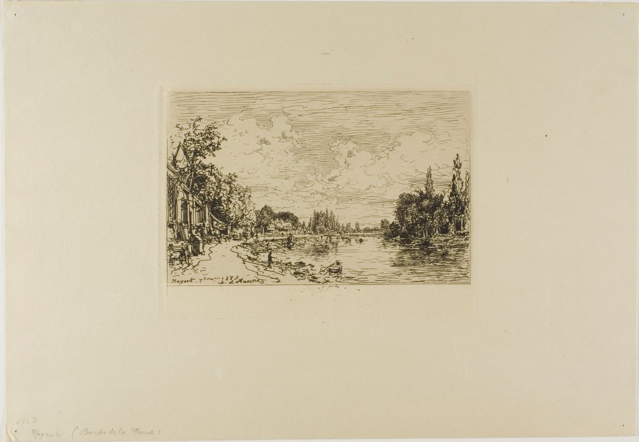 Ansicht von Nogent von Maxime Lalanne