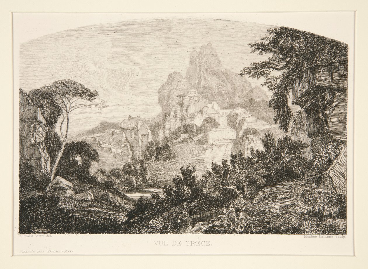 Ansicht von Griechenland von Maxime Lalanne