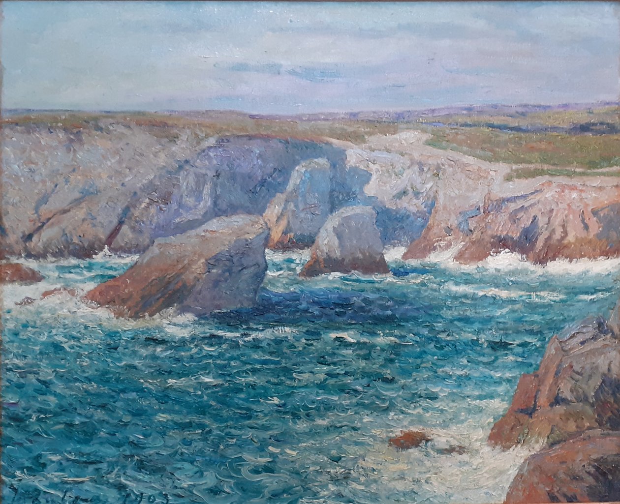 Die Bucht, wilde Küste, Quiberon von Maxime Maufra
