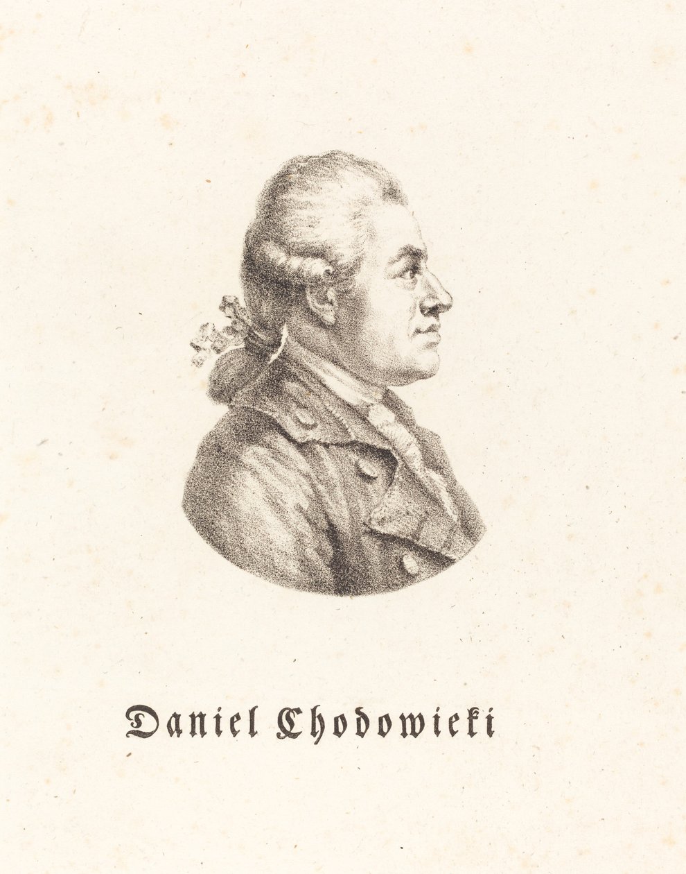 Daniel Chodowiecki von Maximilian Franck after Adrian Zingg