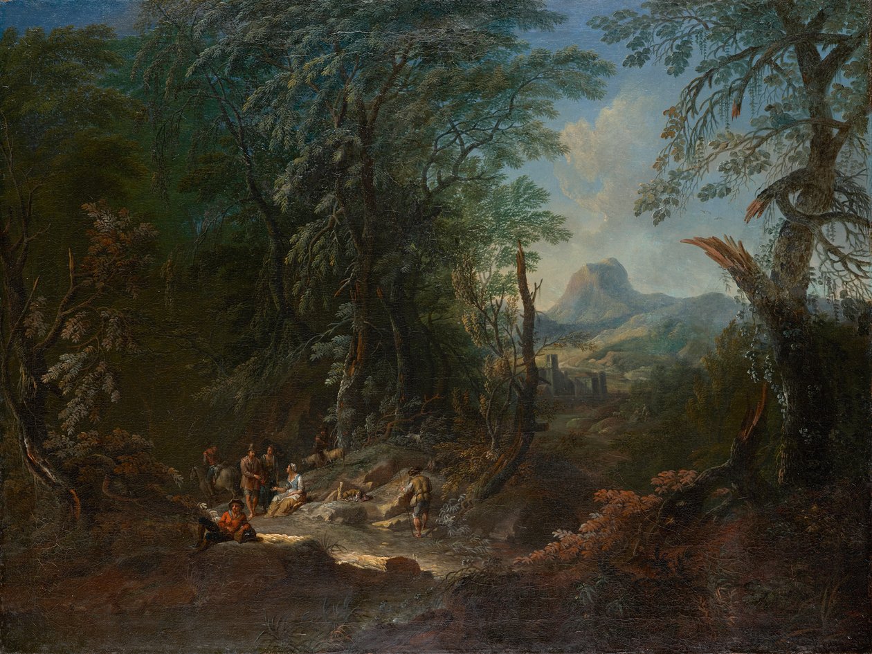 Waldlandschaft "Morgen" von Maximilian Joseph Schinnagl