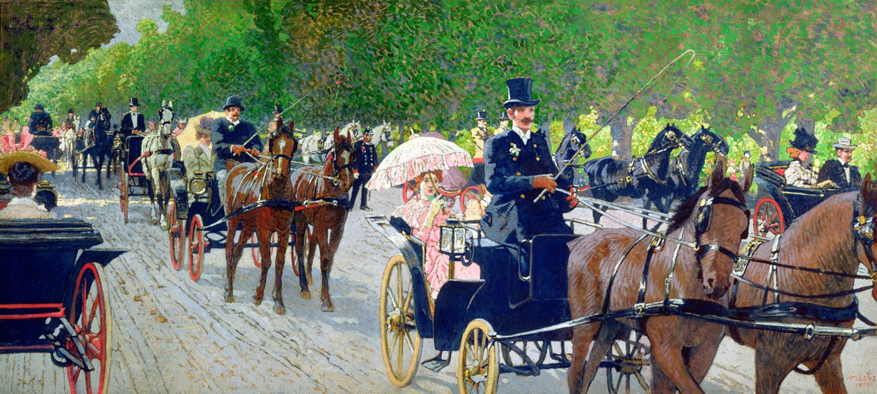 Fahrt im Prater Park von Maximilian Lenz