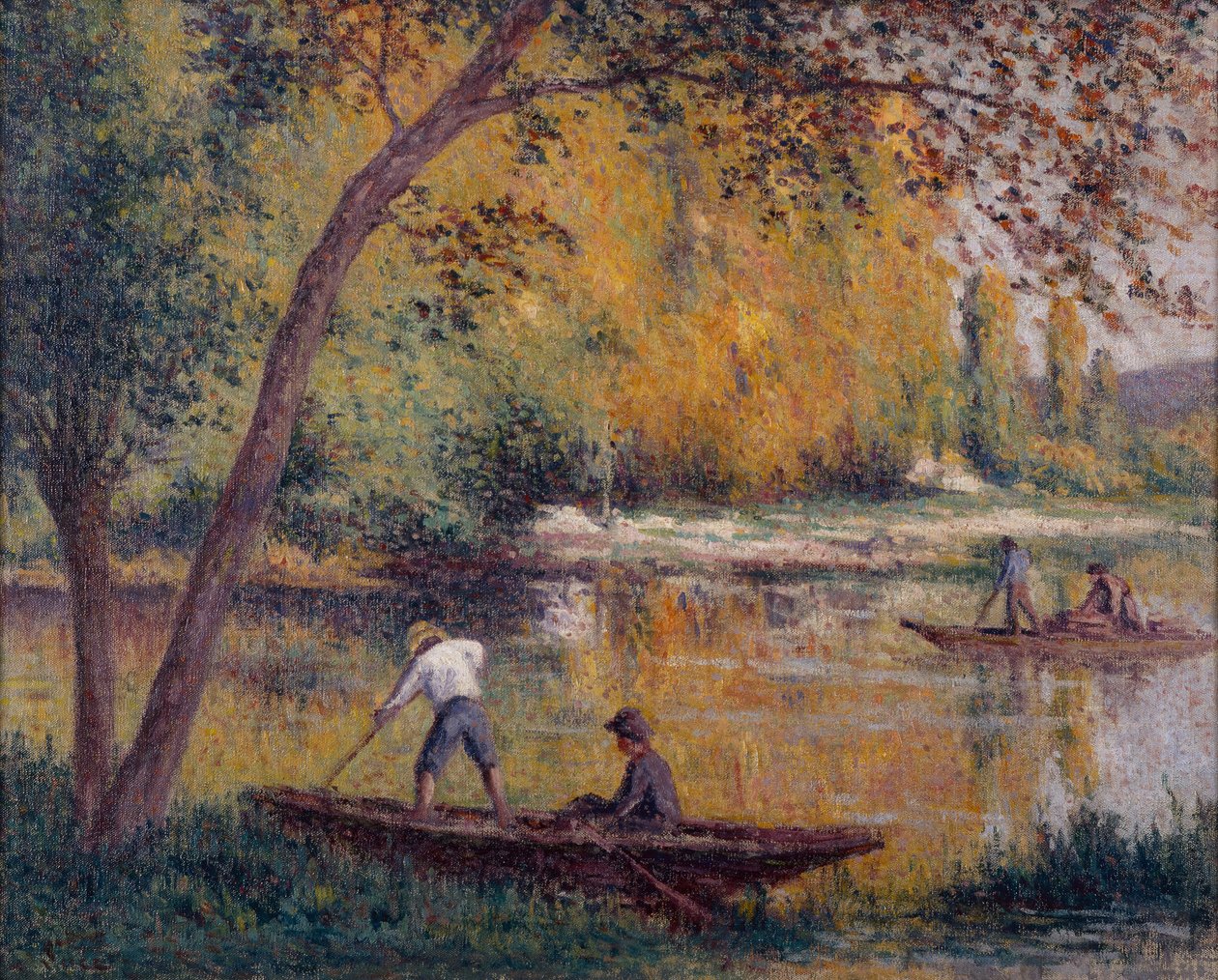 Treibholzsammler am Cure von Maximilien Luce