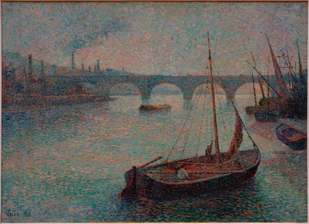 Der Hafen von London von Maximilien Luce
