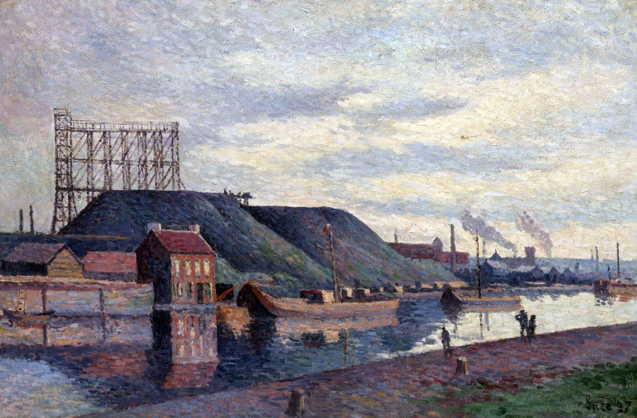 Les terrils de Sacré Madame von Maximilien Luce
