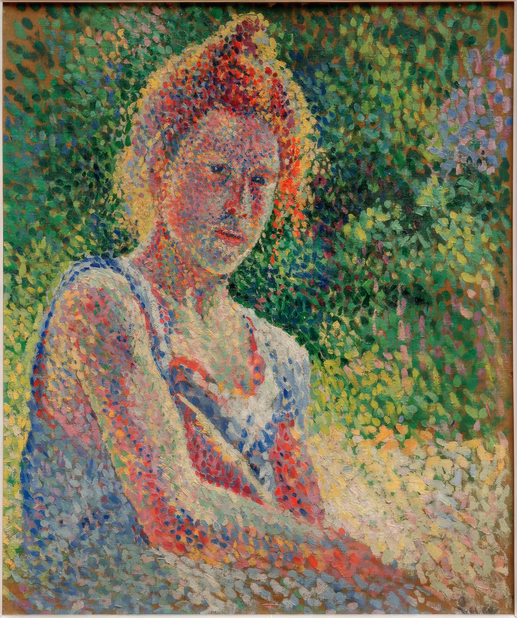 Porträt einer jungen Frau von Maximilien Luce