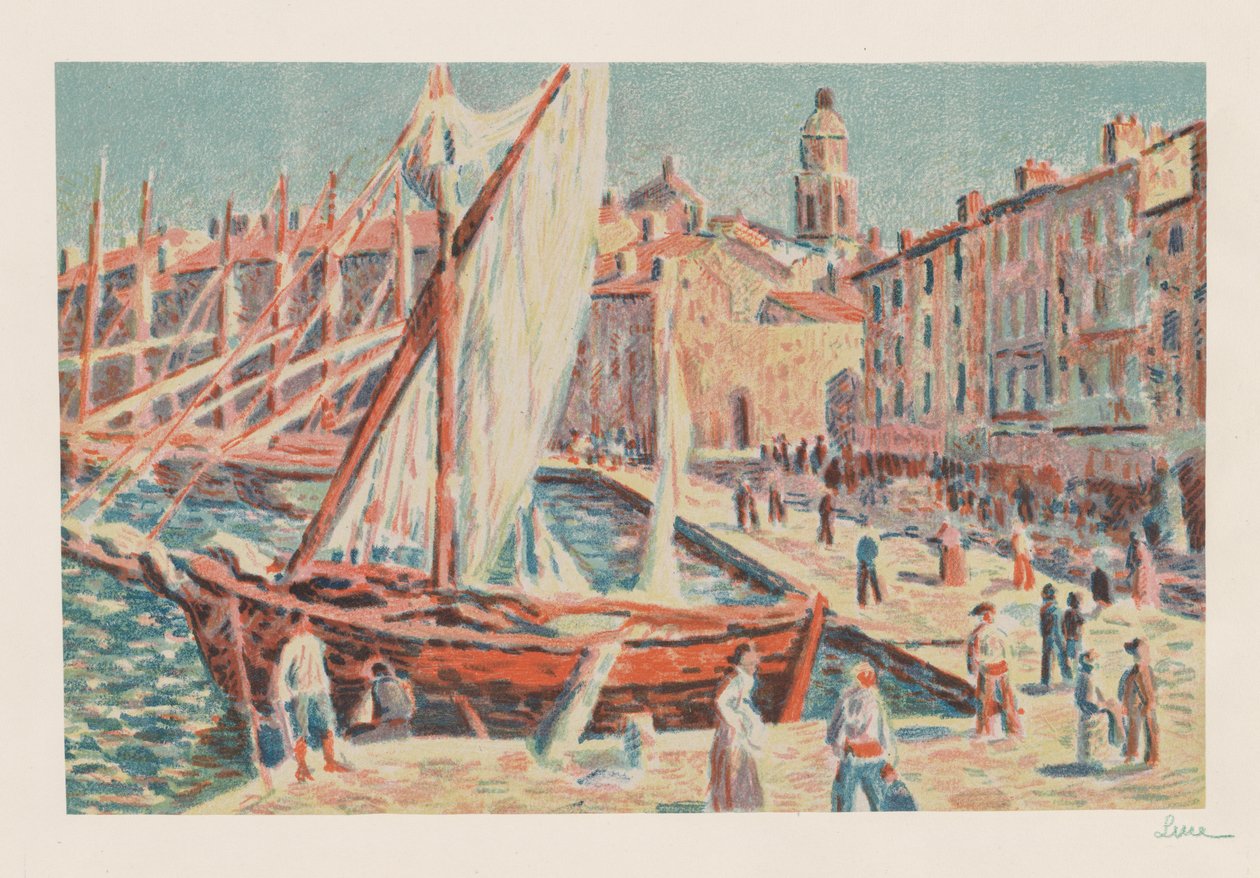 Saint-Tropez von Maximilien Luce