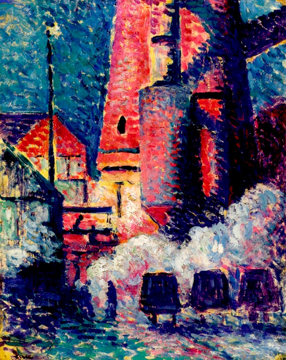Hohe Öfen von Maximilien Luce