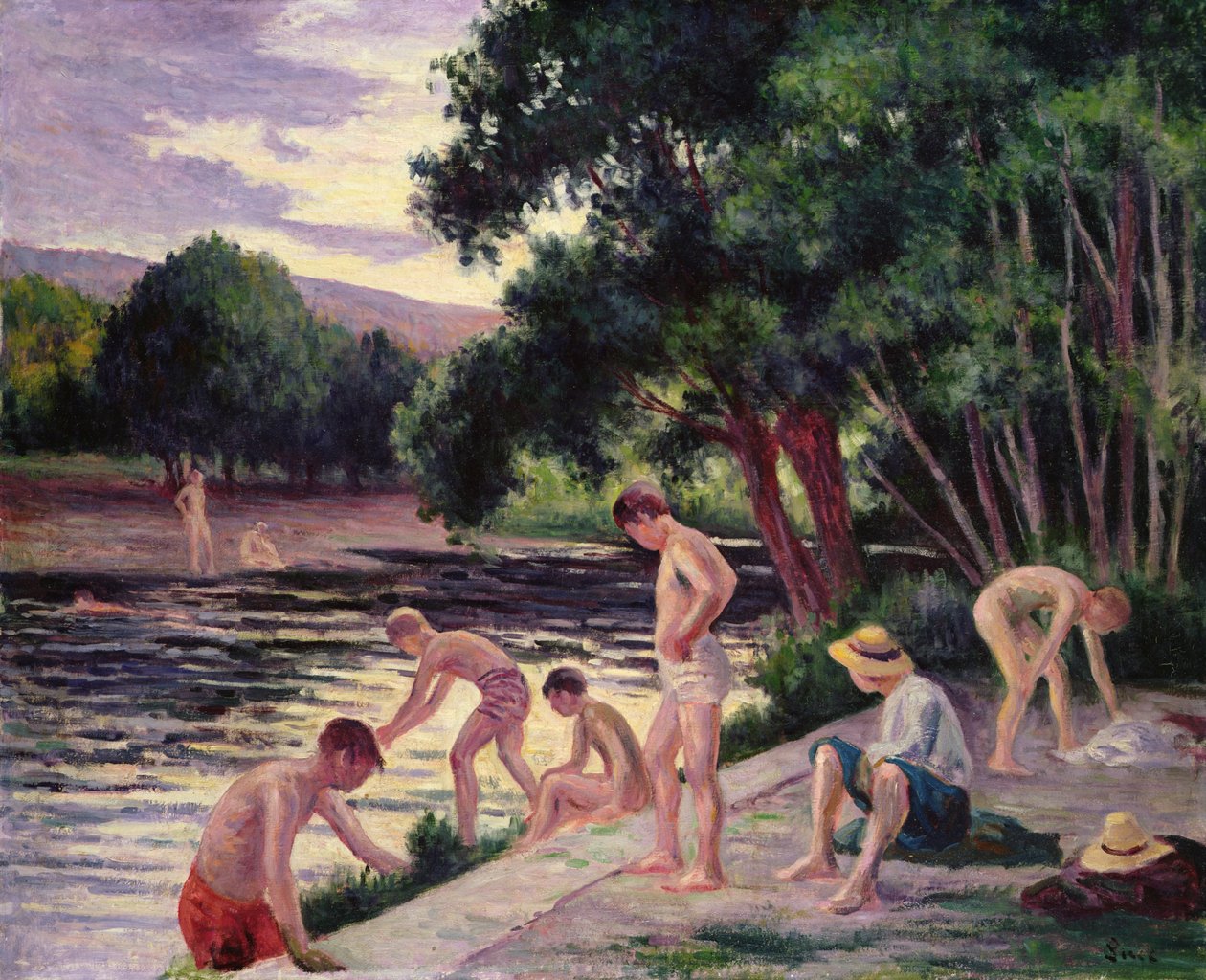 Die Badenden von Maximilien Luce