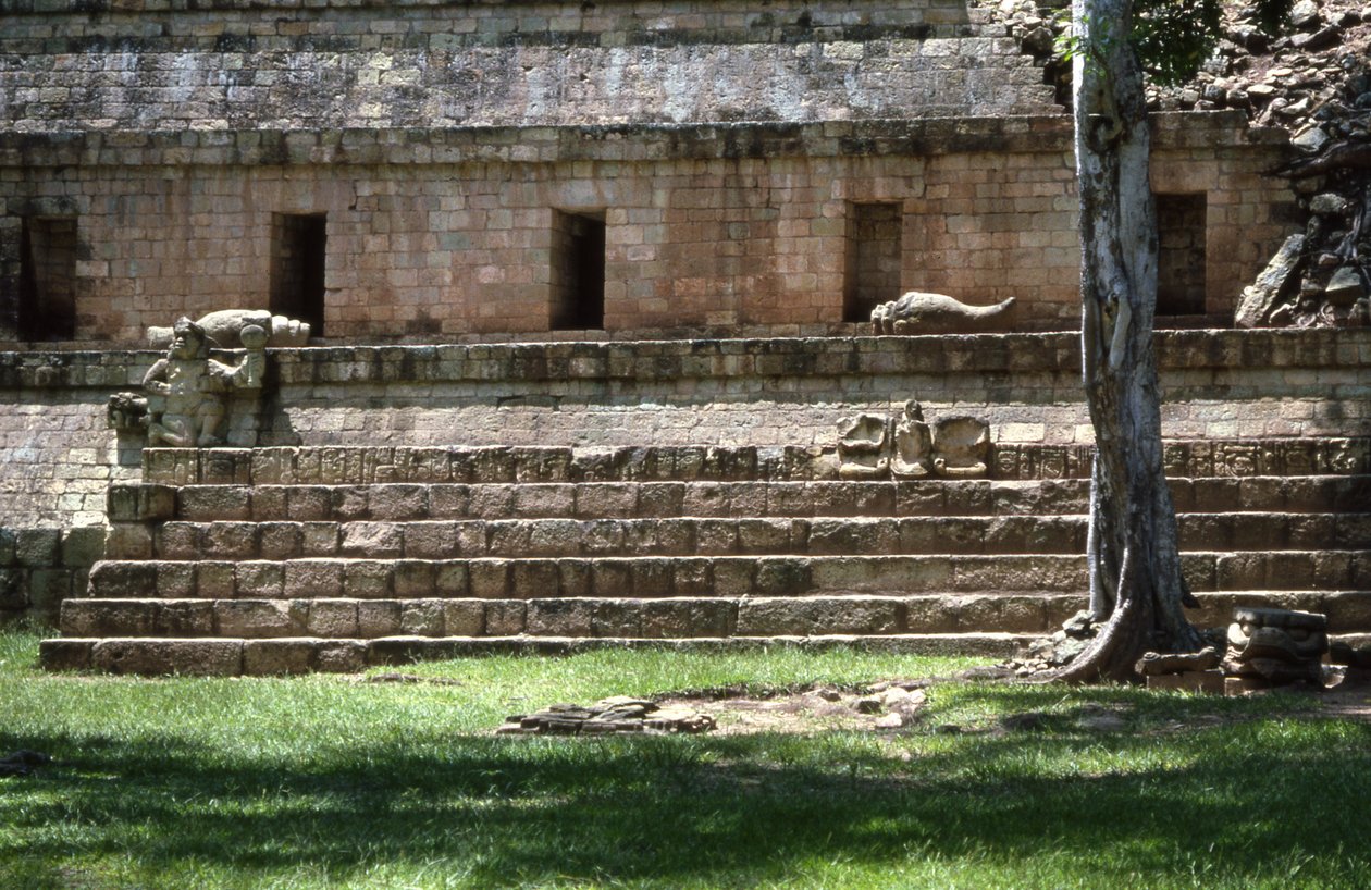 Westhof von Copan, Spätklassische Periode 600-900 n. Chr. von Mayan
