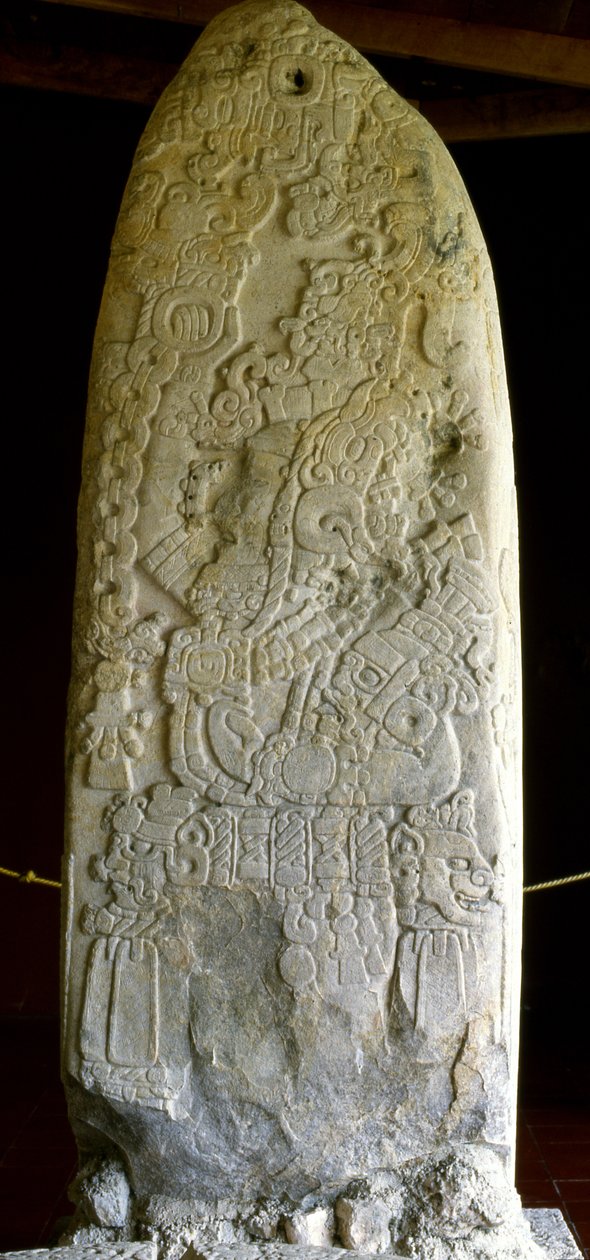 Tikal Stela 31, Frühe Klassik, 445 n. Chr. von Mayan