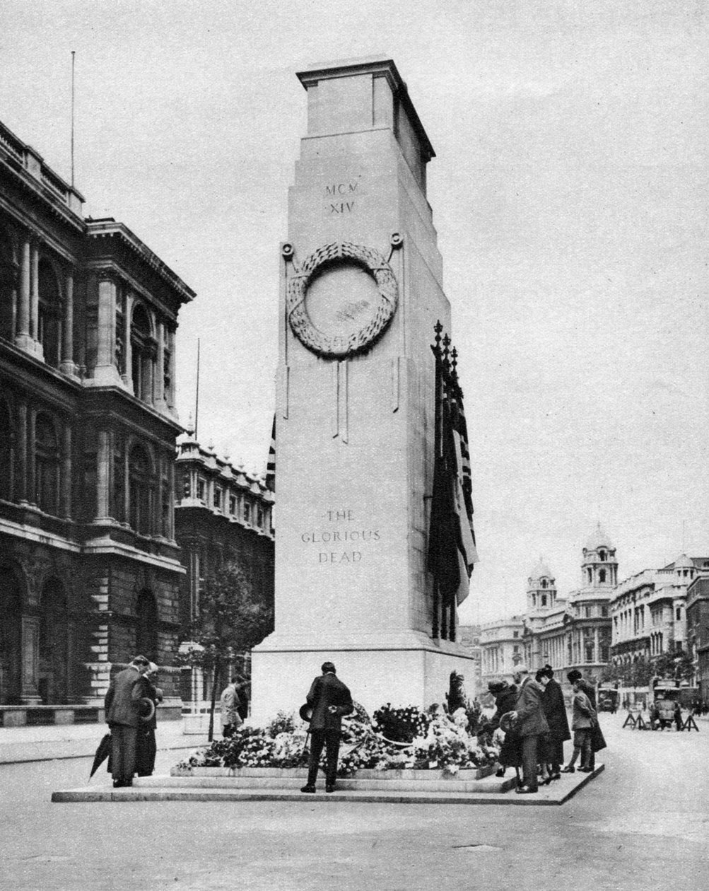 Das Kenotaph, Whitehall, London, 1926-1927 von McLeish
