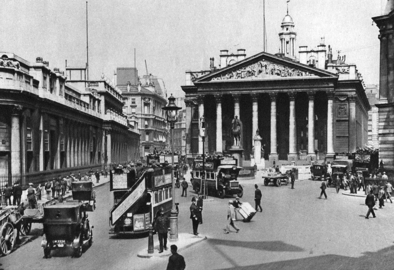 Die Stadt, Zentrum von London, 1926-1927 von McLeish