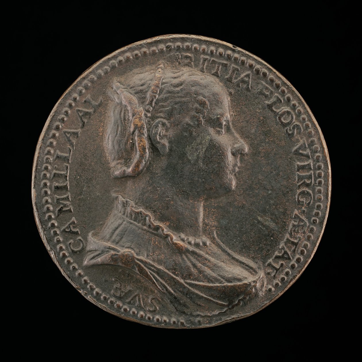 Camilla Albizzi [Vorderseite], 1556 von Medallist R.C.