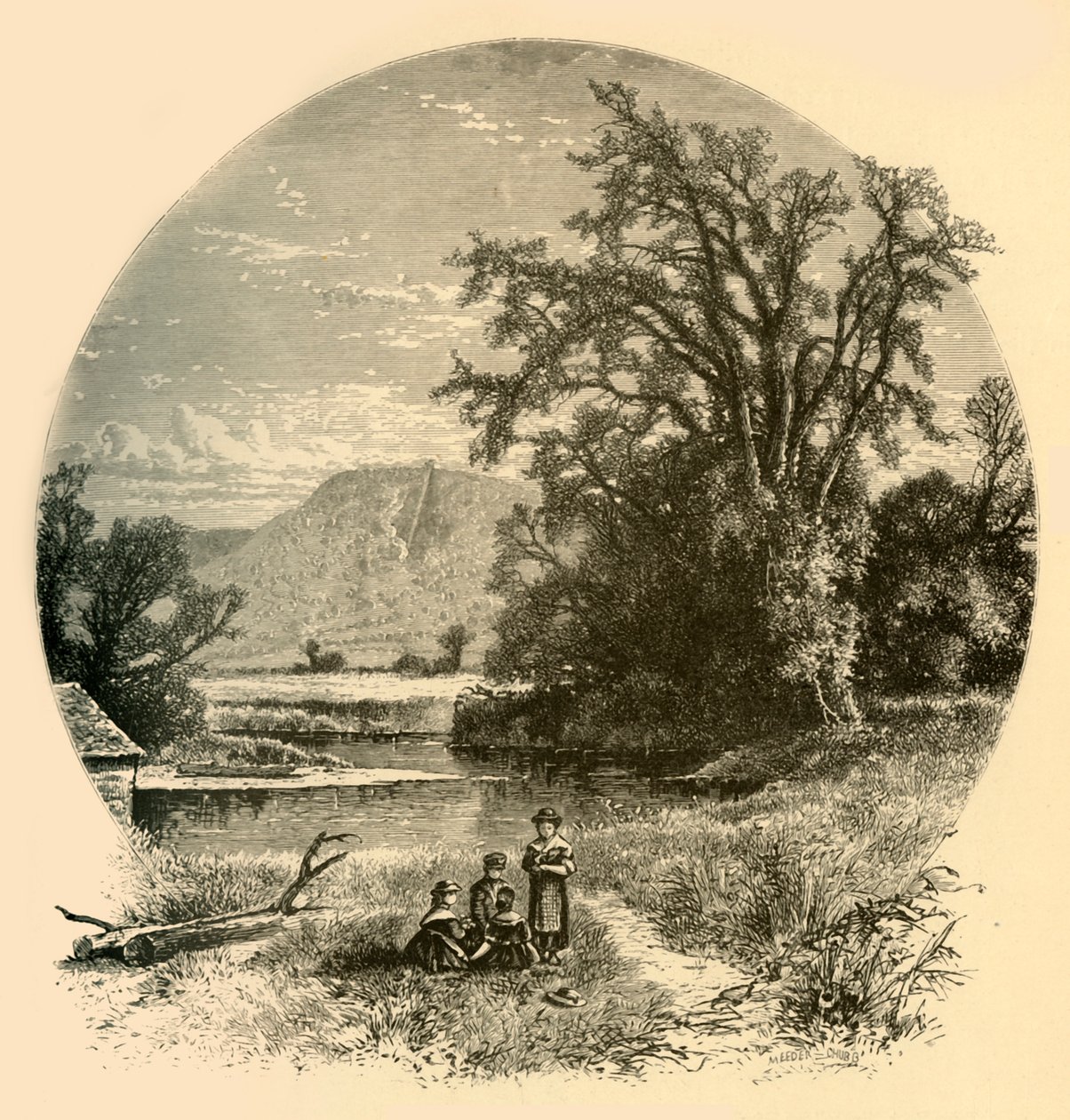 Northampton Meadows, 1874 von Meeder and Chubb