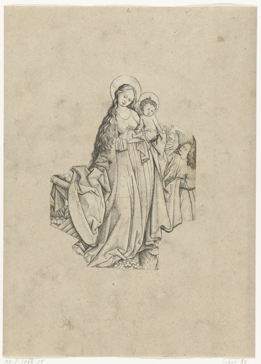 Maria mit Kind von Meester E.S.