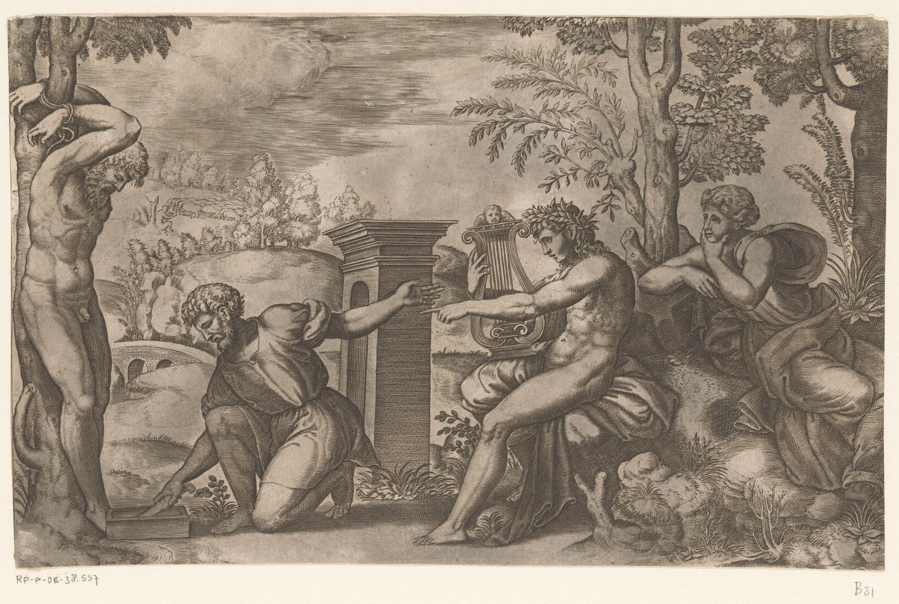 Apollo und Marsyas von Meester van de Dobbelsteen