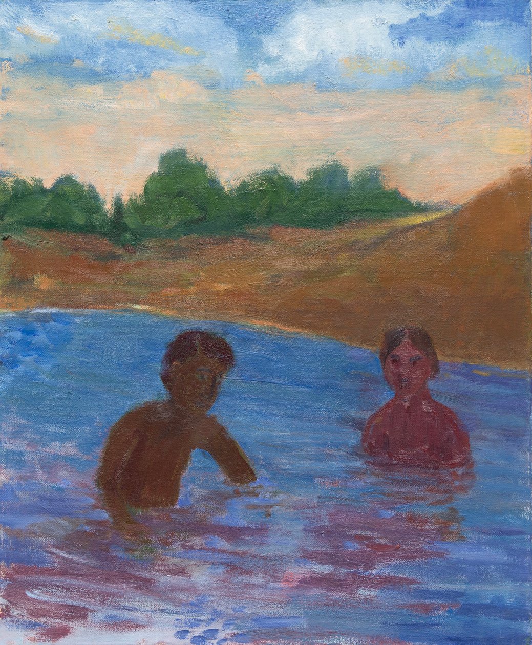 Abendschwimmen, 2017 von Megan Williamson