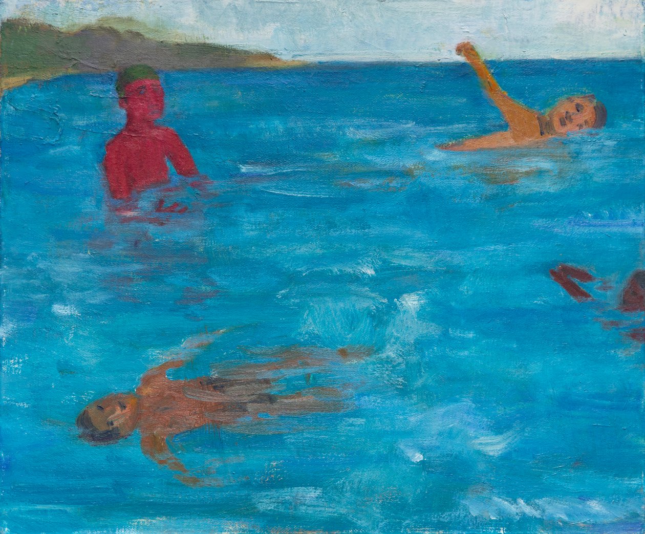 Vier Schwimmer, 2017 von Megan Williamson