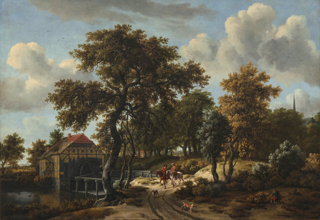Die Reisenden, 166[2] von Meindert Hobbema