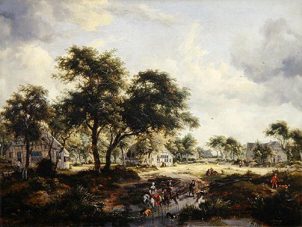 Waldlandschaft von Meindert Hobbema