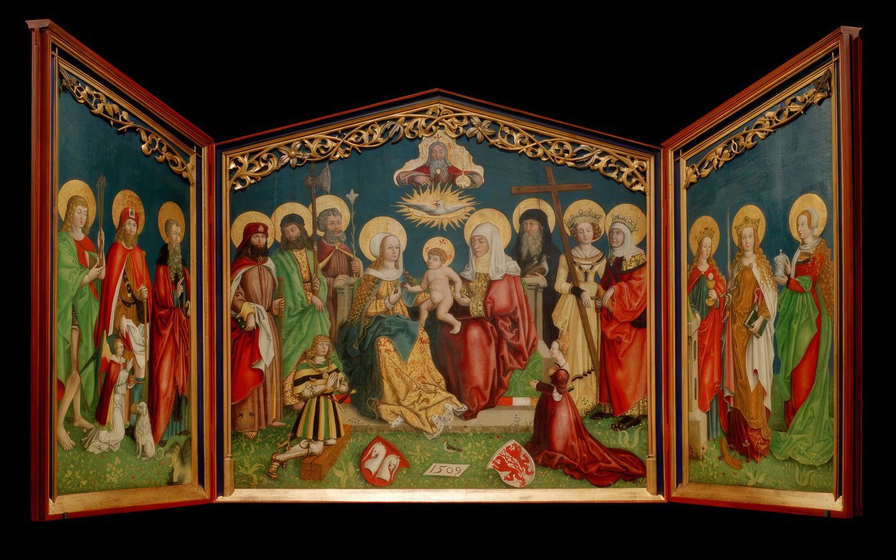 Annenaltar von Meister mit dem Stieglitz