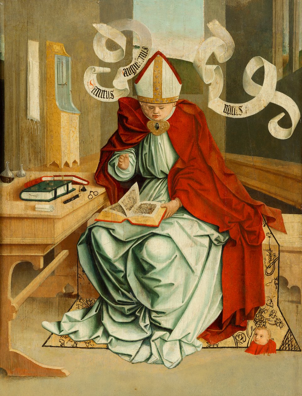 Heiliger Augustinus von Meister von Mondsee