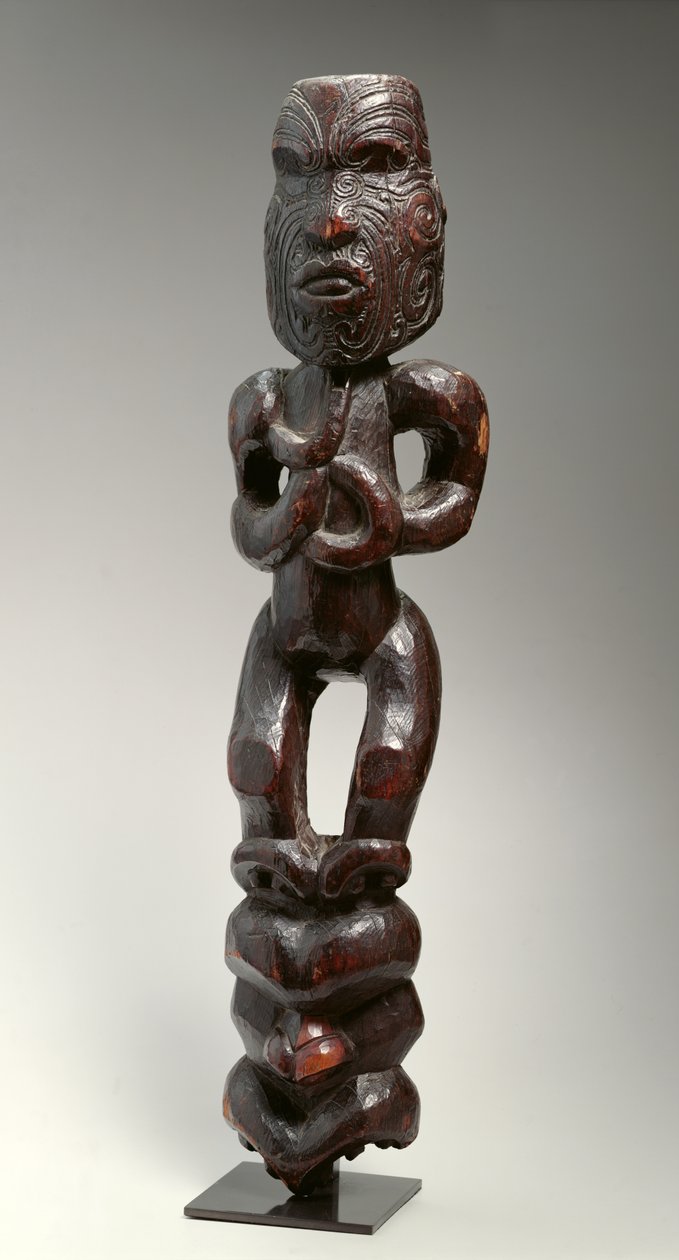 Stehende Figur (Holz) von Melanesian