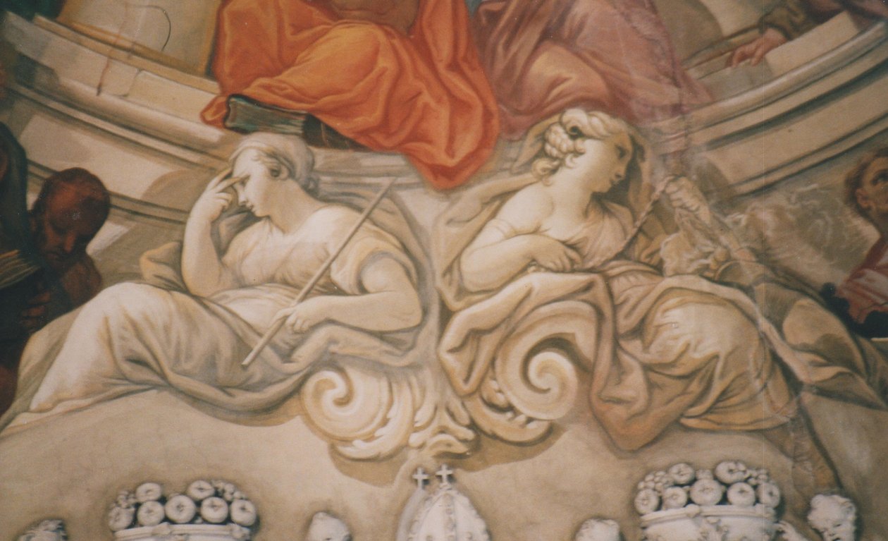 Stiftskirche Banz, Deckenfresko von Melchior Steidl