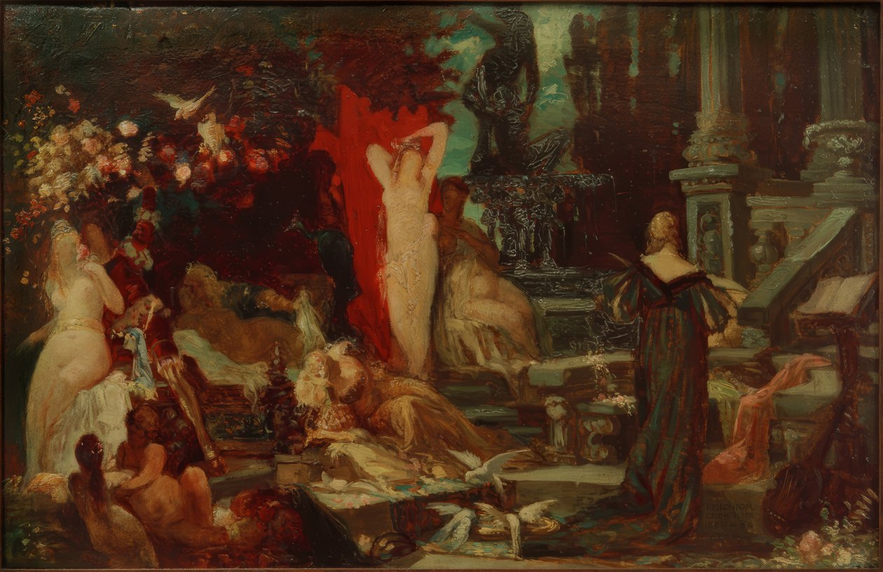Der Liebesgarten von Melchior Lechter