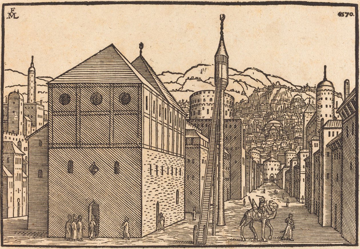 Türkische Stadt von Melchior Lorch