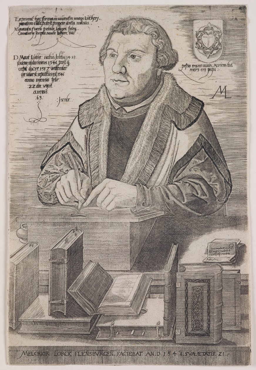 Martin Luther von Melchior Lorck