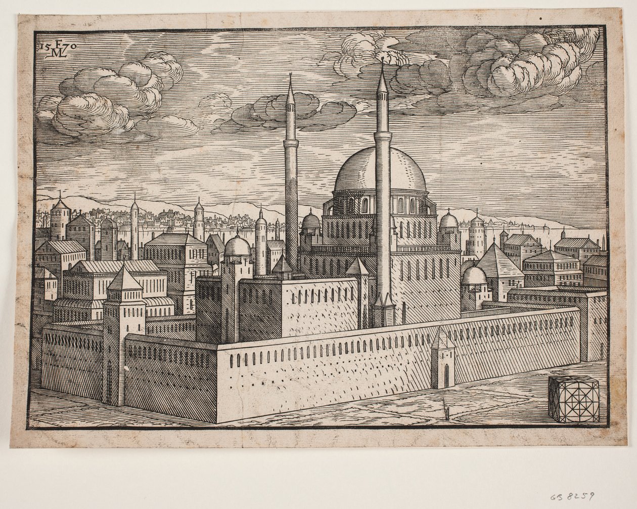 Wahrscheinlich die Selim-I.-Moschee von Melchior Lorck