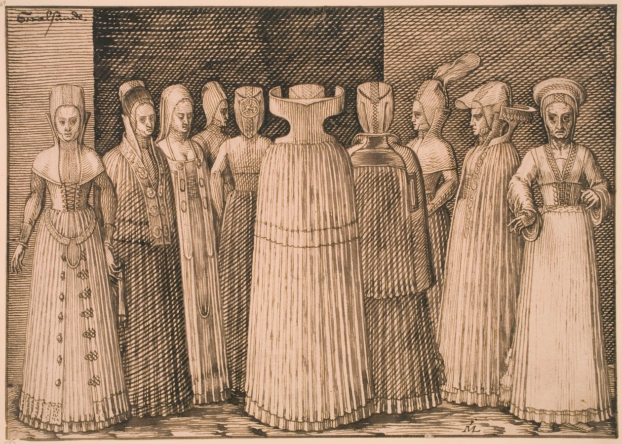 Zehn Frauen von Stralsund von Melchior Lorck