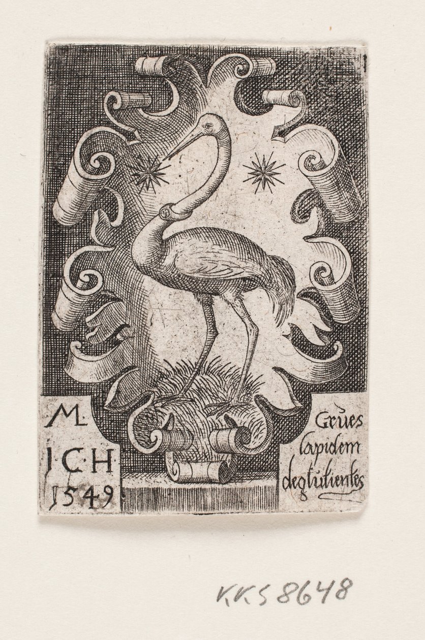 Der Kranich von Melchior Lorck