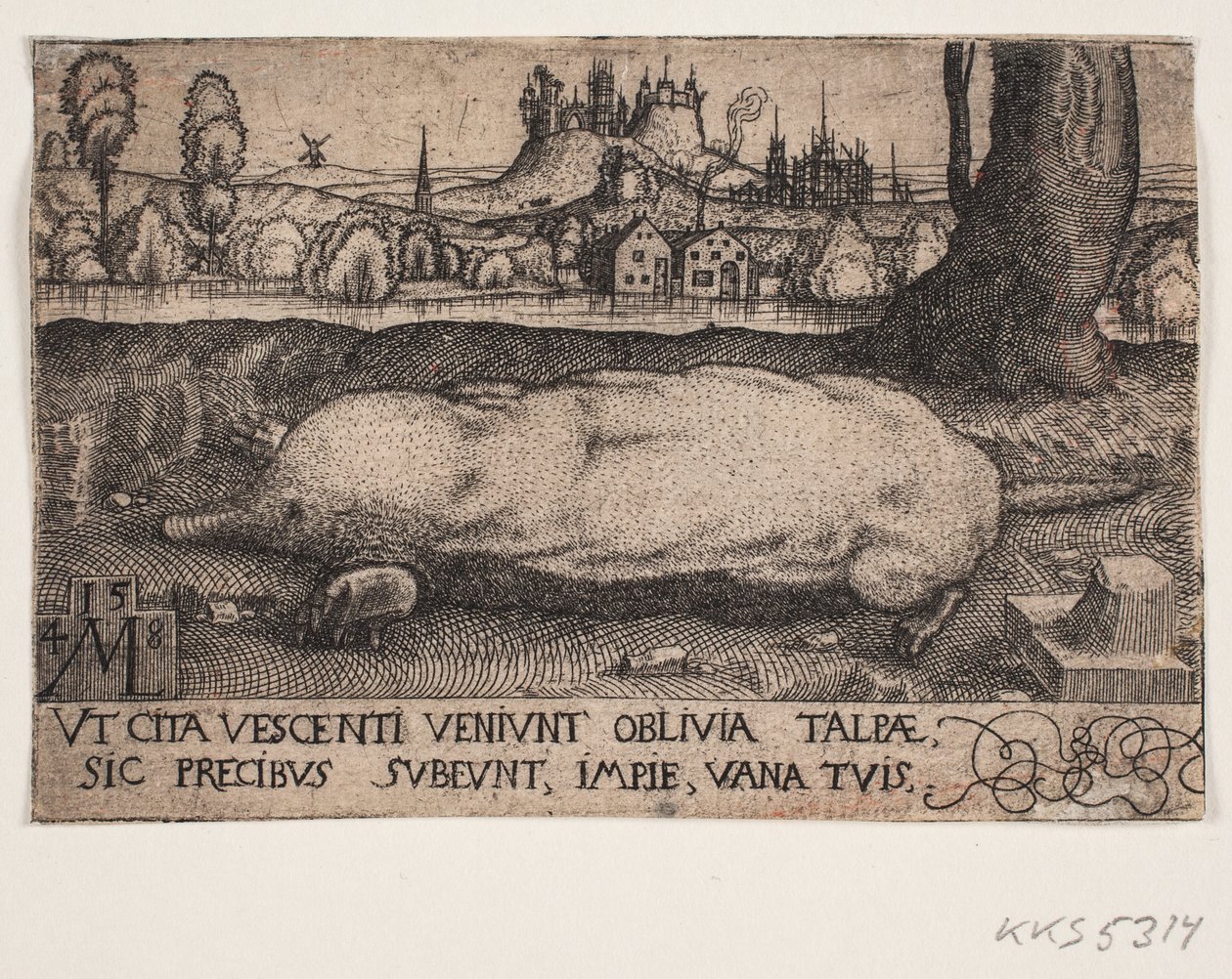 Der Maulwurf von Melchior Lorck