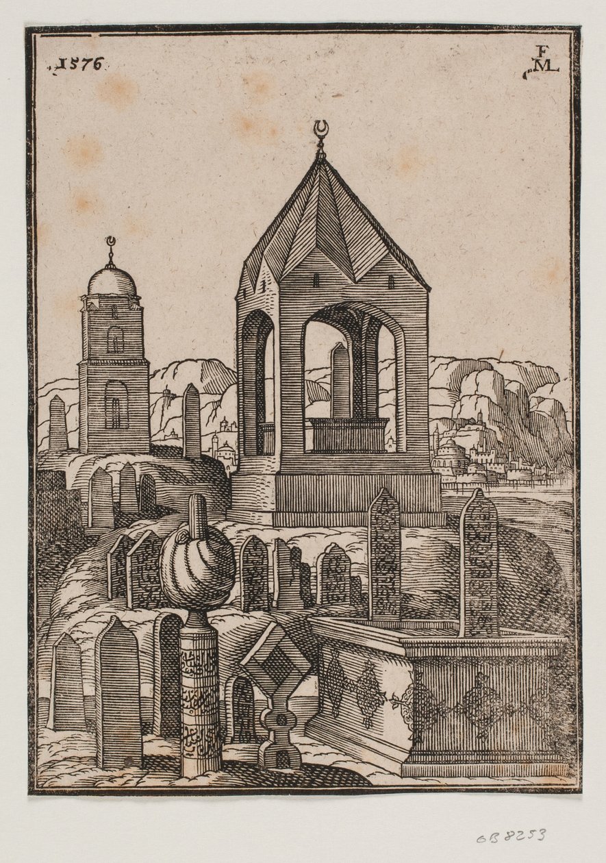 Türkische Gräber von Melchior Lorck