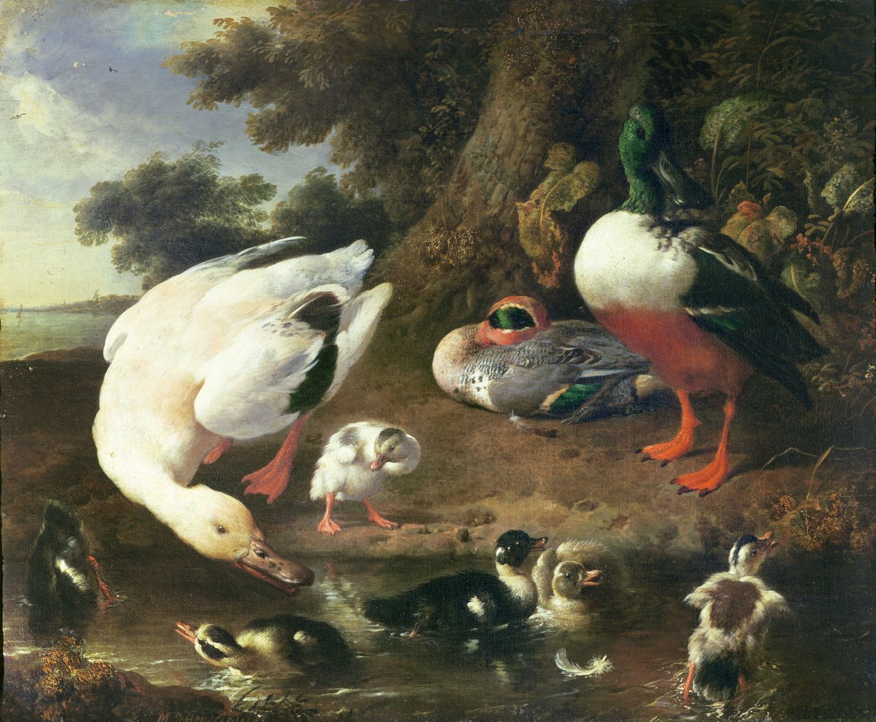 Hofenten von Melchior de Hondecoeter