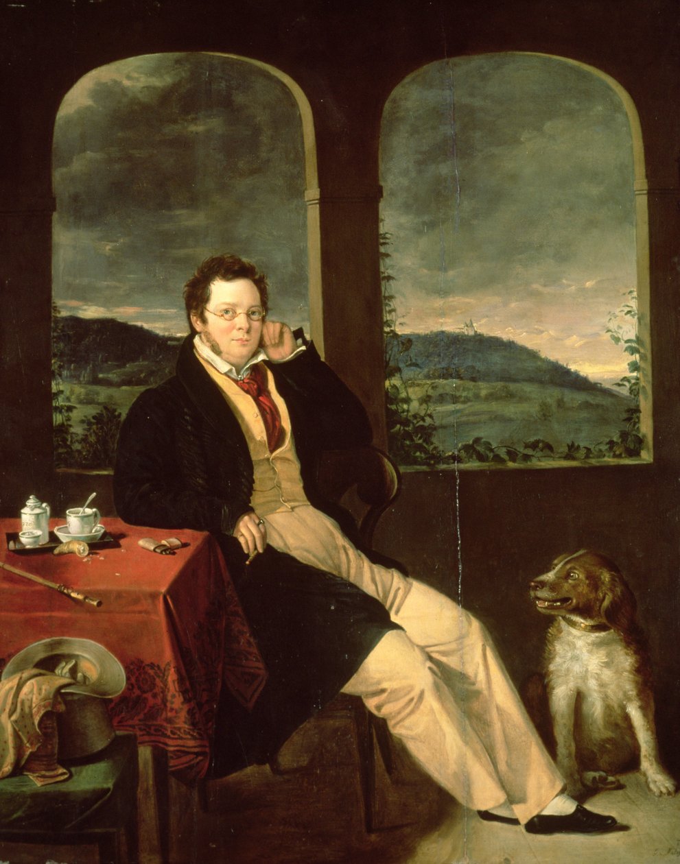 Porträt von Schubert von Gabor Melegh
