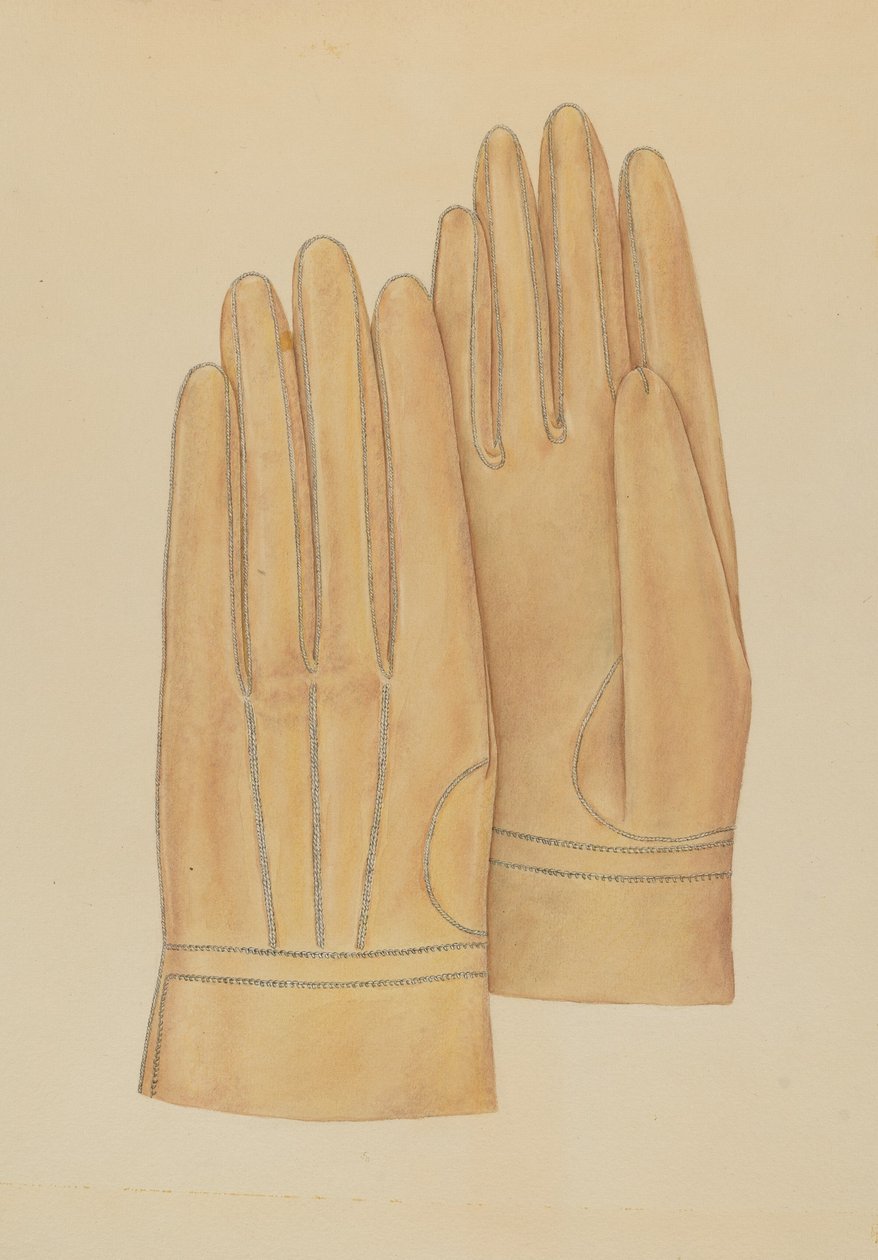Herrenhandschuhe, ca. 1938 von Melita Hofmann