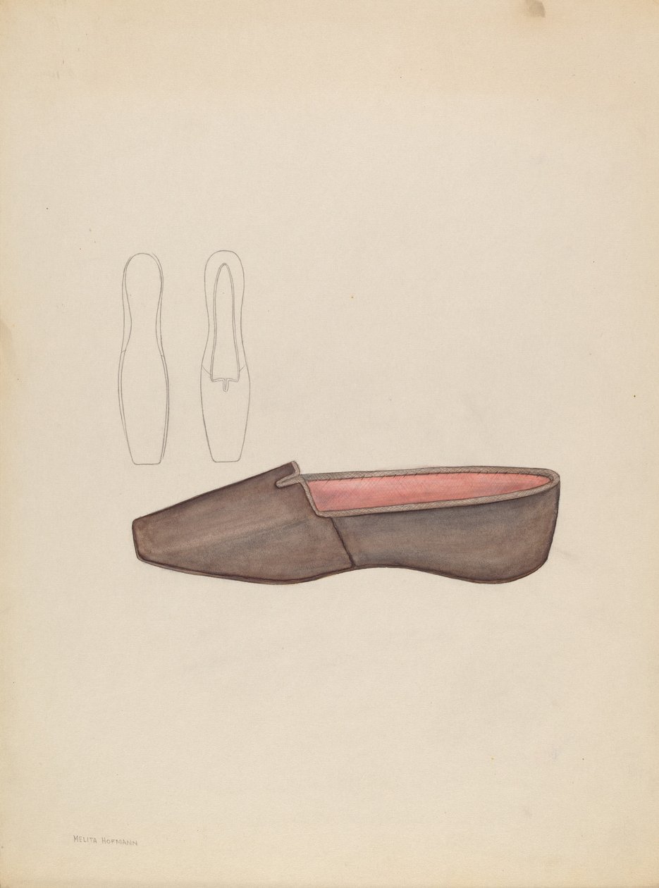 Pantoffel von Melita Hofmann