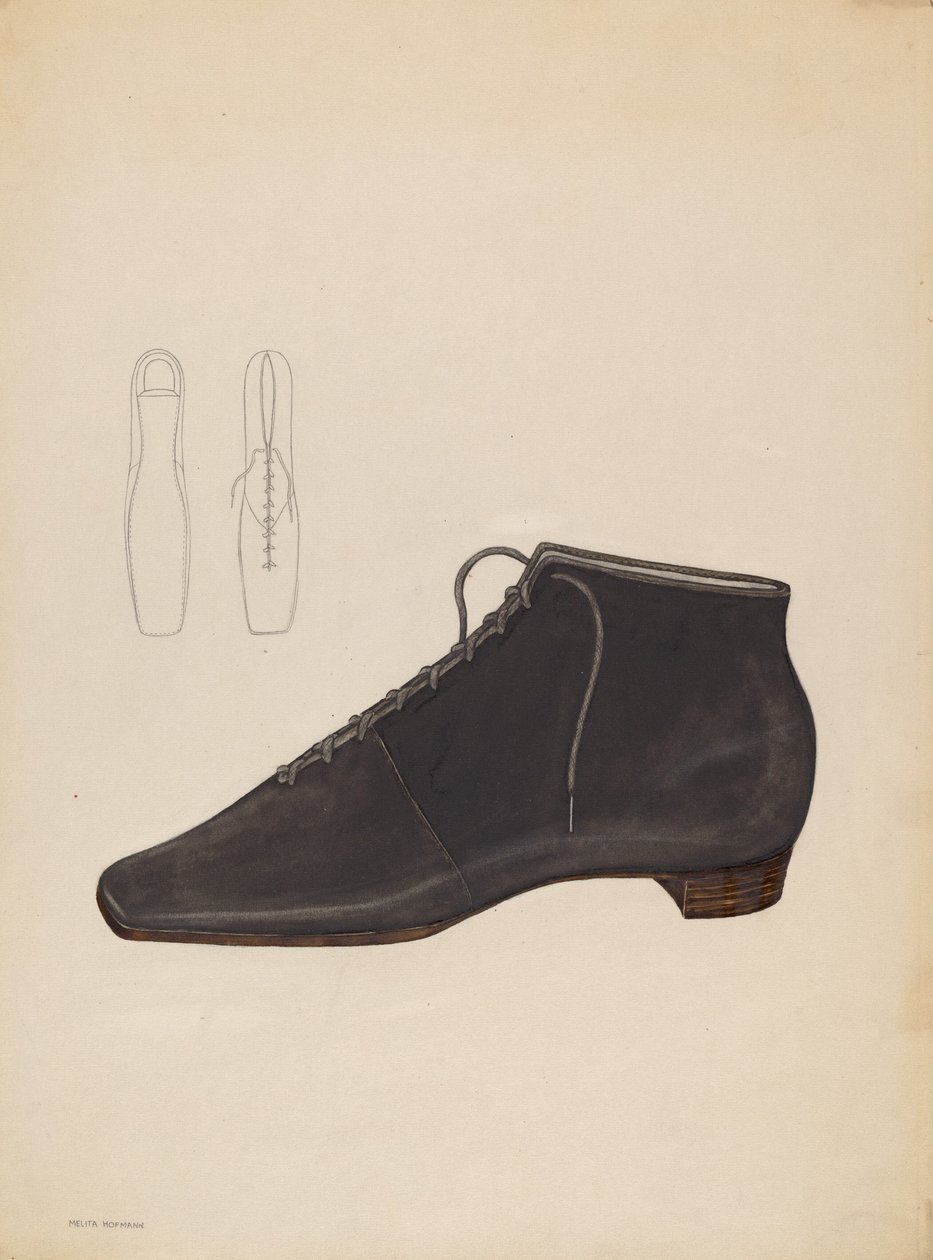 Damenschuh, ca. 1936 von Melita Hofmann