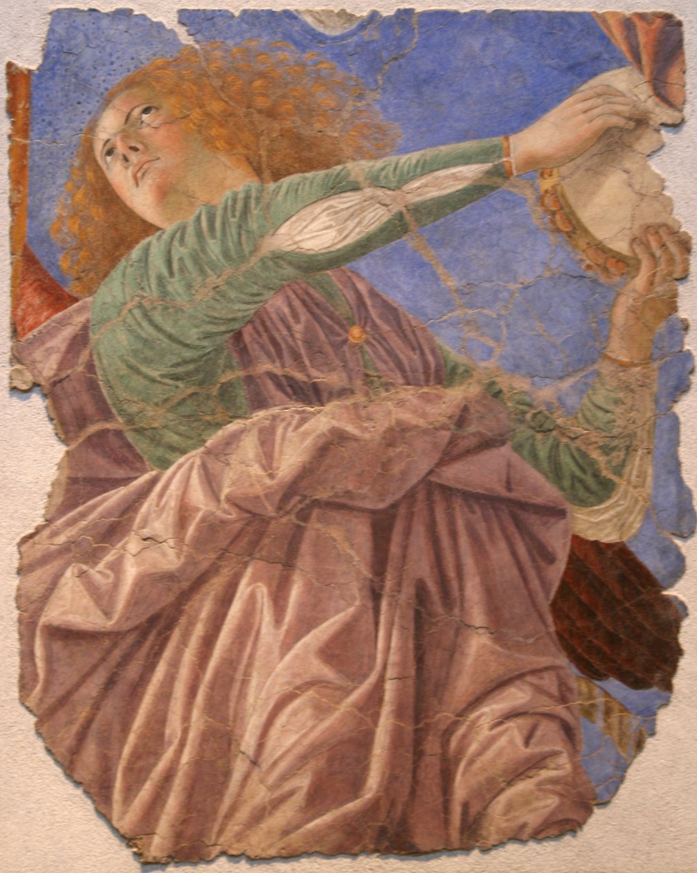 Rahmentrommelspieler von Melozzo da Forli